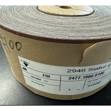 SIA Abrasive Cloth Shop Roll 2946, 4 in x 55 yard, grit P100,  cost per roll