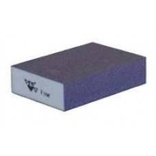 SIASPONGE SANDING BLOCK BLUE MEDIUM FINE(80 GRIT),  50 per box,  cost per pad***discontinued,  replacement is 7990