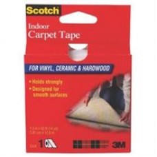 Scotch® Double-Sided Carpet Tape CT2010,  1.5 in x 42 ft (38, 1 mm x 12, 8 m),  Carpet Tape,  24 rolls per case,  1 roll per pack,  cost per pack