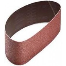 SIA Abrasive Cloth Belt,  3 in x 18 in,  grit: P80,  10 per box,  cost per belt