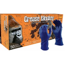 #5553 Grease Monkey Latex Chemical Glove, 15mi,  PF,   50 pcs per box,  cost per box