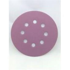 Siafast Disc,  1950 Aluminum oxide,  pink,  5 inch x 8 holes,  Grit: p100,  100 per box,  cost per disc