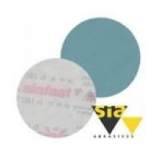 Siafast disc 1948 siaflex (Paper,  Aluminum oxide stearate,  blue),  grit150,  size 6" (150 mm),  100 per box,  cost per disc, 600 discs per case