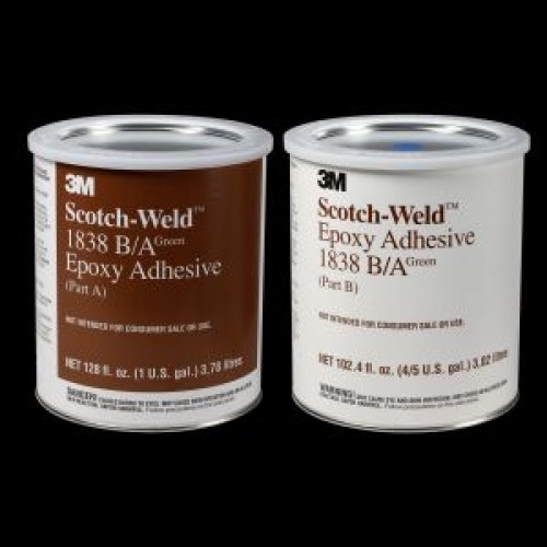 3M™ Scotch-Weld™ Epoxy Adhesive, 1838, Green, 1 Gallon Kit