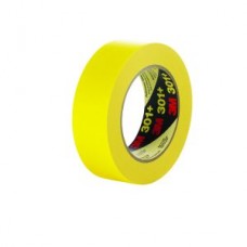 3M™ Performance Yellow Masking Tape 301+,  12 mm x 55 m 6.3 mil,  72 per case Bulk,  cost per roll
