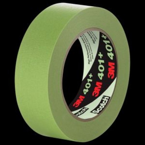 3M™ High Performance Green Masking Tape, 401+, 24 mm x 55 m