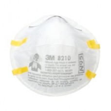 3M™ Particulate Respirator 8210,  N95,  20 per box,  8 boxes per case,  cost per box