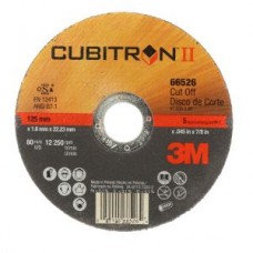 3M™ Cubitron™ II Cut Off Wheel T1 66526,  5 in x .045 in x 7/8 in,  25 per box,  50 per case