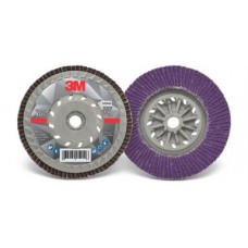3M™ Flap Disc 769F,  T29 4-1/2 in x 5/8-11 in,  80+ YF- weight,  10 per case ***part number 7100178234 updated to 7100243873